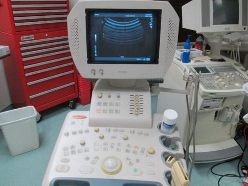 Toshiba nemio 10 ultrasound unit with probe....(1 available) for sale
