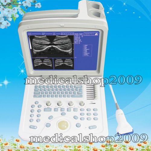CE Digital Portable ultrasound scanner machine system+7.5 Linear Probe,12&#039;1 inch