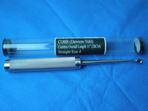 COBB(Dawson-Yuhal) Curette 11&#034; Size 4 Surgical Veterinary Spine Instruments