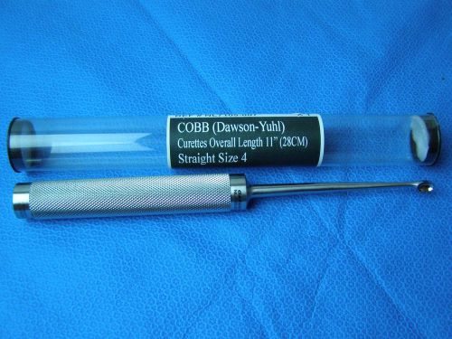 COBB(Dawson-Yuhal) Curette 11&#034; Size 4 Surgical Veterinary Spine Instruments