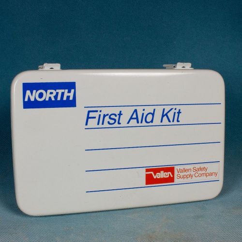 North First Aid Kit Metal Cabinet 10 Unit W/ Contents