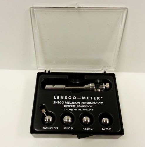 Lensco-Meter for Keratometer Calibration and Contact Lens Measurement