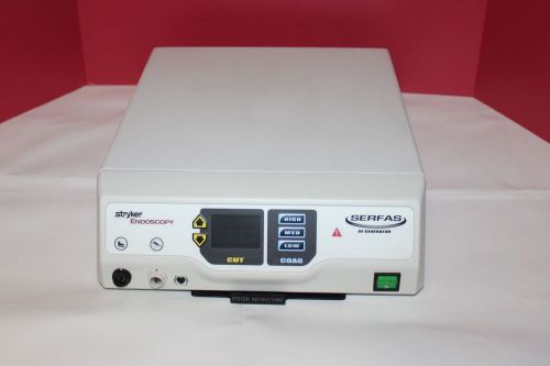 Stryker endoscopy serfas console-115 rf generator 278-100-000 superb condition! for sale