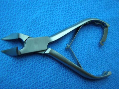 Nail nipper 5.5&#034; angled concave jaws dermatology podiatry surgical instruments for sale