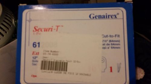 10 NEW GENAIREX SECURI-T 1 PIECE OSTOMY SYSTEM - 2-1/2&#034; DRAINABLE POUCH 612008
