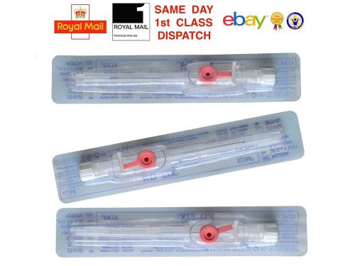 1 50 100 cannula venflon 20g 1.1x32 pink wings port fast shipp blue ink cheapest for sale