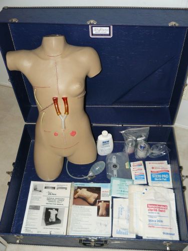Surgical Sally Patient Bandaging Simulator by Nesco Lifeforms Great Condition!