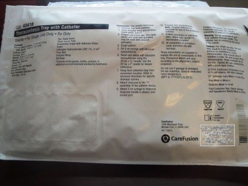 CAREFUSION THORACENTESIS TRAY # 4341B, sold by each (x)