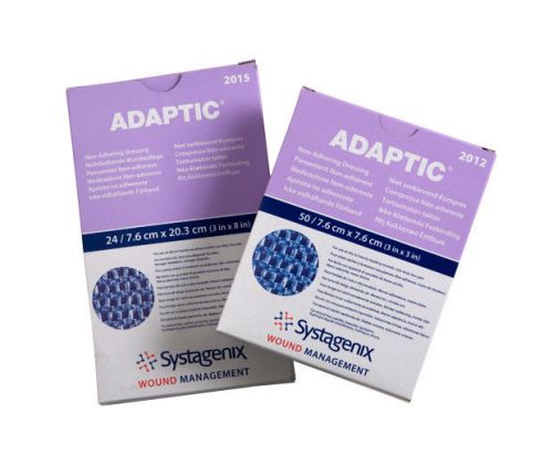 Sysaganix adaptic non-adhering dressing - 3&#034; x 8&#034; - 24 per box new, mpn 2015 for sale