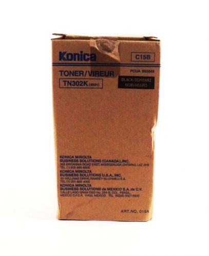 Konica Black Toner TN302K PCUA 960846 OEM NEW