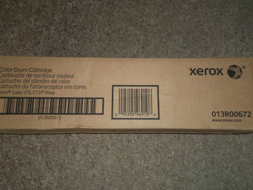 New Sealed Genuine OEM Xerox Color Drum Cartridge 013R00672 Color J75 C75