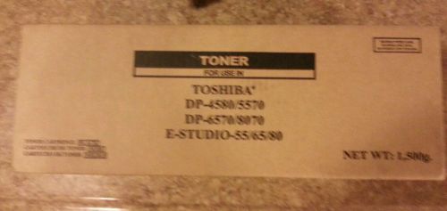 Toshiba T 6570 Toner for use with DP 4580, 5570, 6570 NEW Net Wt. 1,500 g.