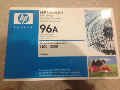 HP 96A C4096A GENUINE TONER CARTRIDGE NEW FITS HP 2100 &amp; 2200 SERIES PRINTERS