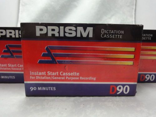 Lot of 48 Prism D90 Audio Dictation Cassette New Sealed