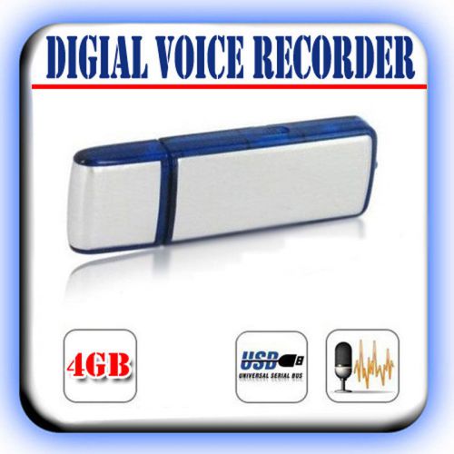USB FLASH DISK MEMORY STICK DIGITAL VOICE RECORDER DICTAPHONE 4GB