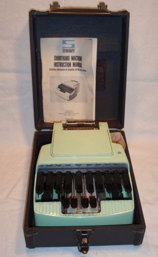 Stenograph Machine - Works Fine! - Still has notes in it!! c. 1965 in Hard Case