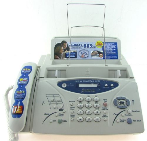 Brother gray intellifax-885 mc 14.4k bps high speed fax modem machine for sale