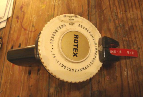 Rotex 3/8 Inch  9.5 mm  Labelmaker