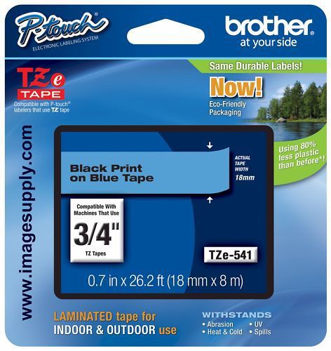 Brother tz541 tz-541 tze541 tze-541 p-touch label tape pt-1880 pt-2730 pt-1400 for sale