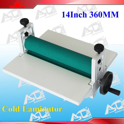 New 14&#034; 360MM Manual Vinyl Film Mounting Laminating Machine Cold Laminator