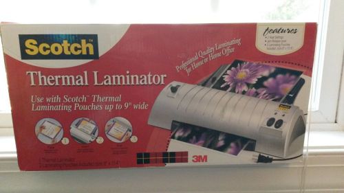 Scotch TL901 Thermal Laminator upto 9&#034;inch width 3 &amp; 5 Mil Laminating Capability