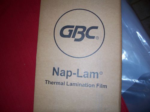 GBC Nap-Lam Thermal Lamination Film - Case of 2 Rolls - 1000&#039; Total - 3000004