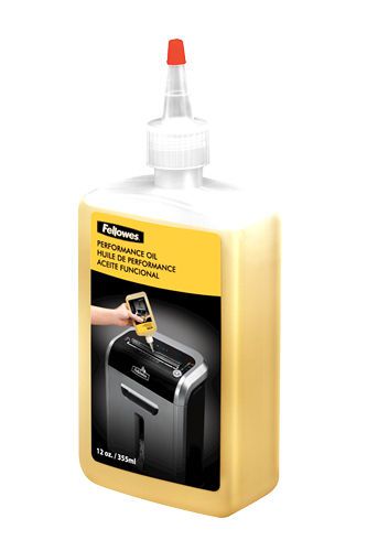 Fellowes powershred performance oil - 12 oz - clear (35250) for sale
