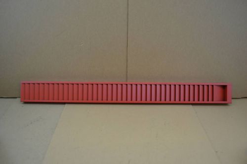 New 40 slot time card rack holder red 2-1/2&#034; for sale