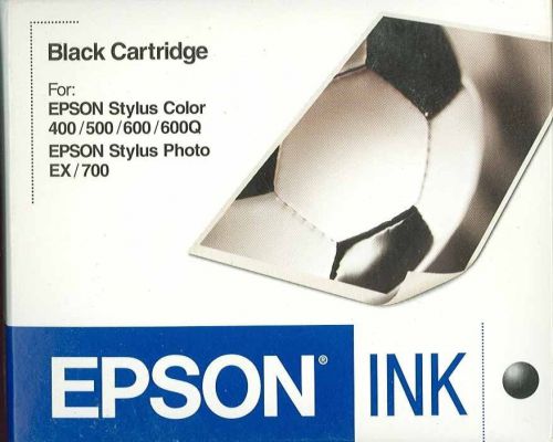Black Ink Cartridge Epson Stylus SO20093 440 500 600Q EX/700