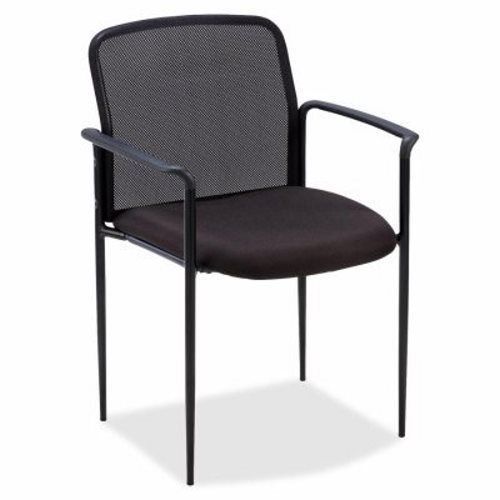 Lorell Reception Side Chair, 23-3/4&#034;x23-1/2&#034;x33&#034;, Black (LLR69506)