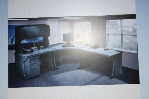 Iceberg aspira office desc set or shop desk set for sale