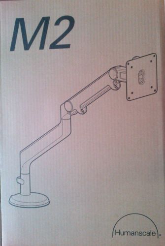 Humanscale m2 monitor arm with vesa plate, clamp on.boxed price includes vat. for sale