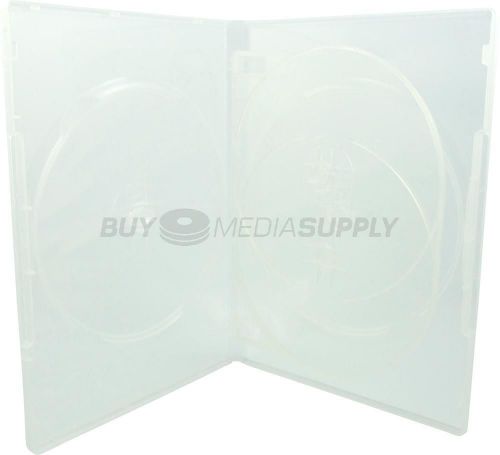 14mm Standard Clear Quad 4 Discs DVD Case - 100 Pack