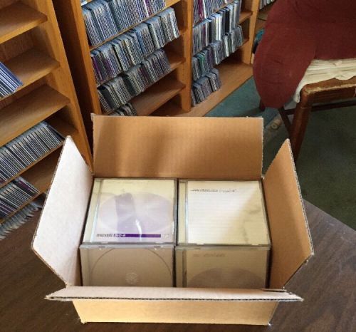 Bulk Box Of 24 Empty CD / DVD Jewel Cases