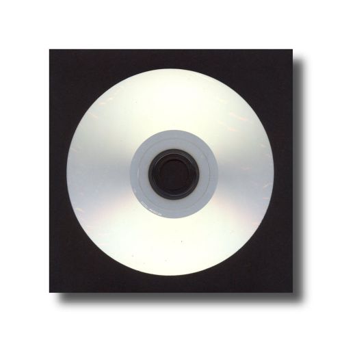 CD Sleeves -  BLACK - Premium Paper with Window &amp; Flap - 100 Sleeves