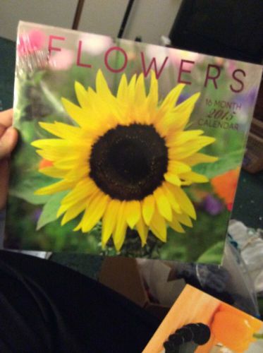 16 Month 2015 Calendar &#034;Flowers&#034;