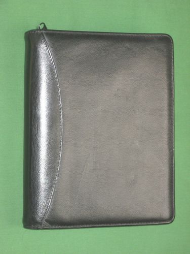CLASSIC ~1.25&#034;~ GENUINE LEATHER Day Runner Planner BINDER Franklin Covey    8946
