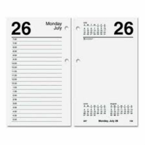AT-A-GLANCE - Desk Calendar Refill - 3 1/2 x 6 - 2015 - AAGE71750