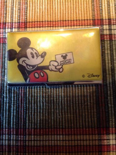 1995 ACME Studios Disney Mickey Mouse  Metal Business Card Holder