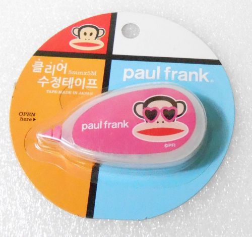 New Paul Frank White Wite Out Correction Liquid Paper Tape Pink Love Sun Glasses