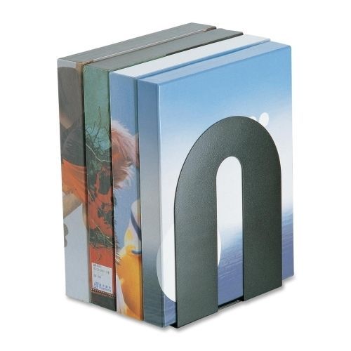 Officemate 93142 heavy duty bookends 10inx8inx8in black for sale