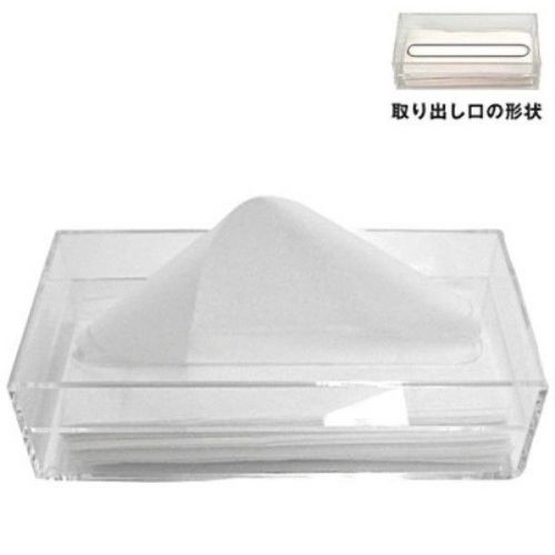 MUJI Acrylic tissue box 26cm(W) x 13cm(D) x 7cm(H) (10.23&#034; x 5.1&#034; x 2.75&#034; MOMA