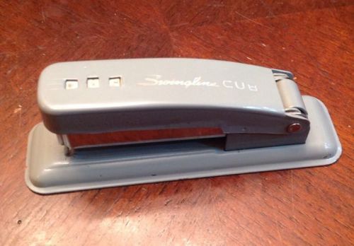 Vintage swingline cub stapler : gray metal pat no 2,424,649 made in usa for sale