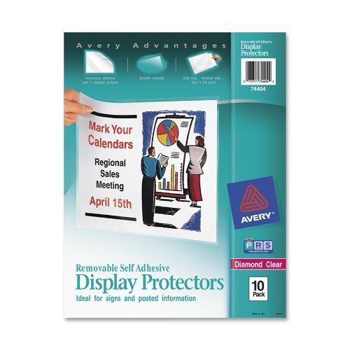 Avery Top-Load Display Sheet Protectors, Letter Size, 10 per Pack (74404) New
