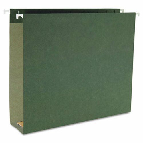 Smead 2&#034; Capacity Box Bottom Hanging File Folders, Green, 25 per Box (SMD64259)