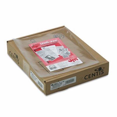 Oxford Utili-Jacs Heavy-Duty Clear Plastic Envelopes, Letter, 50/Box (OXF65011)