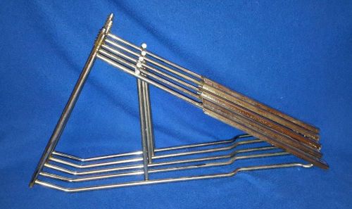 5 spring loaded blueprint clamp pivot hanger arms for rack safco mayline plan for sale