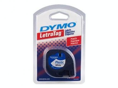 DYMO LetraTAG - Plastic tape - black on pearl white - Roll (0.47 in x 13.1 91331