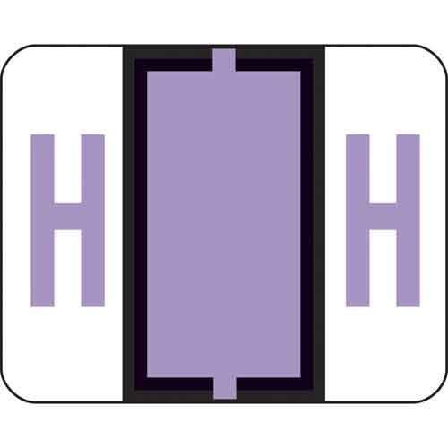 Smead BCCR Bar Style Color Coded Labels - Rolls Letter H