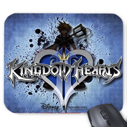 Kingdom Hearts Disney Logo Mousepad Mouse Mat Cute Gift